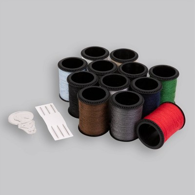 Fiskars 12-Piece Assorted Color Hand Sewing Thread Kit
