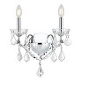 Elegant Lighting St. Francis 2 light Chrome Wall Sconce Clear Royal Cut Crystal - 3 of 3