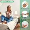 Unique Bargains Silicone Cups Round Felt Furniture Pads for Hardwood Floors 24 Pcs - 2 of 4