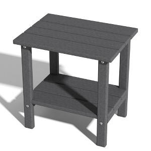 Yardgrace All Weather Space Saving HDPE Double Layer Coffee Table - 1 of 4