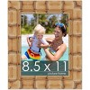 PosterPalooza | 8.5x11 Wide Bamboo Picture Frame, UV Acrylic, 4 Finishes - Brown, Black, Silver, and Natural - 2 of 4