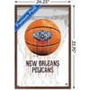 Trends International NBA New Orleans Pelicans - Drip Basketball 21 Framed Wall Poster Prints - 3 of 4