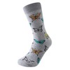Men's Gray Color Butterfly Novelty Socks - 2 of 3