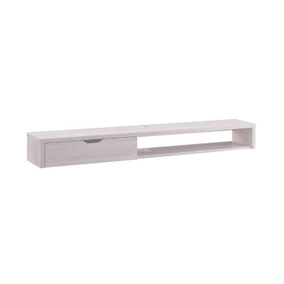 Roundhouse 1 Drawer Floating Console Fits Tv's Up To 65" - HOMES: Inside + Out