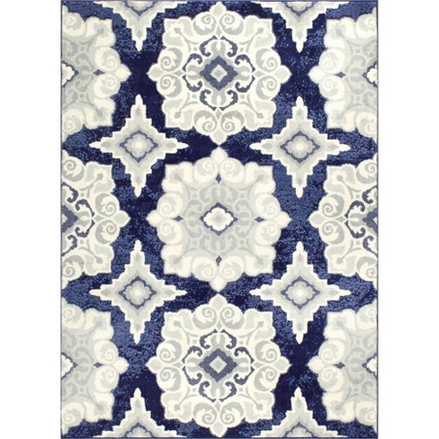 Home Dynamix Tremont Salem Transitional Medallion Area Rug - image 1 of 4