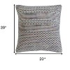 HomeRoots 20" X 20" Ivory Red Green Blue Yellow And Orange 100% Cotton Geometric Zippered Pillow - 3 of 4