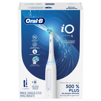 Oral-b Io Series 4 Electric Toothbrush With Brush Head - White : Target