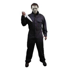 Trick or Treat Studios Mens Halloween 2018 Michael Myers Coveralls Costume - Size Large - Gray - 1 of 1