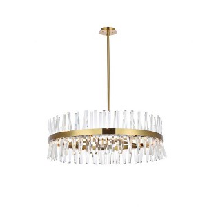 Elegant Lighting Serephina 16 - Light Chandelier in  Satin Gold - 1 of 4