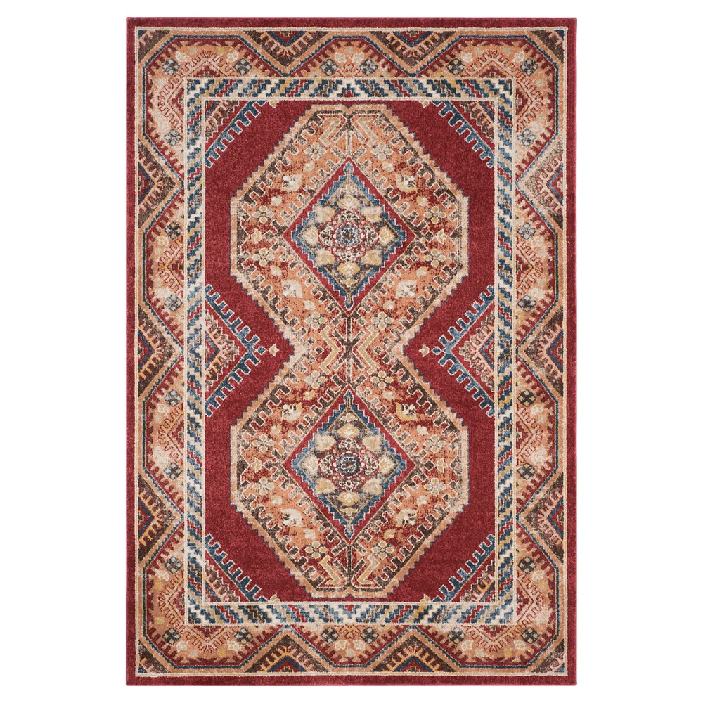 Bijar Rug - Red/Rust - (5'3inx7'6in) - Safavieh