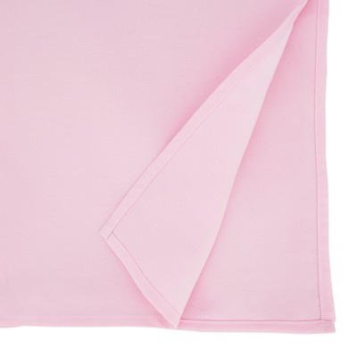 Pink Rectangular Fabric Everyday Tablecloth