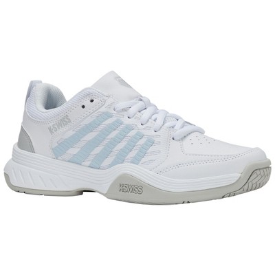 Обувь K-Swiss Women's Court Express 2 Tennis Shoe (White/Ballad Blue/Dawn Blue). (11) — фото 2