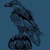 Men's Design By Humans Artistic Black Raven By katrinawold Tank Top - 2 of 3