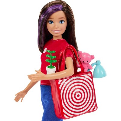 Barbie Doll Skipper Playset, Target Supermarket with 25 Grocery