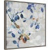 22" x 22" Golden Blue II by Asia Jensen Framed Canvas Wall Art Print - Amanti Art - 2 of 4