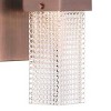 Minka Lavery Industrial Wall Light Sconce Dark Brushed Bronze Hardwired 5" Fixture LED Beaded Glass for Bedroom Bathroom Reading - 2 of 2