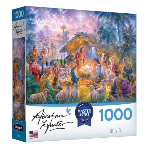 Abraham Hunter 1000pc Jigsaw Puzzle - Nativity Scene - image 1 of 4