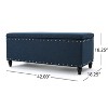 Vynxaria Stylish Storage Ottoman - Versatile & Chic Home Essential - 4 of 4