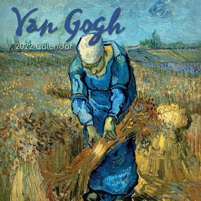 The Gifted Stationery 2021 - 2022 Monthly Wall Calendar, 16 Month, Van Gogh Painting Art Theme with Reminder Stickers, 12 x 12 in