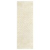Modern Area Rug Farmhouse Geometric Lines Accent Rug Indoor Washable Rug - 2 of 4