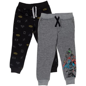 DC Comics Justice League Batman 2 Pack Jogger Pants Toddler - 1 of 4