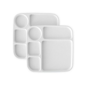 Nordic Ware Divided Meal Tray - Set of 2 - 1 of 4