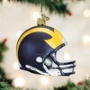 Old World Christmas Blown Glass Ornament for Christmas Tree, Michigan Football Helmet - 3 of 3