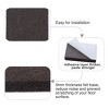 Unique Bargains Square Self-Stick Non-Slip Floor Protector Furniture Felt Pads Dark Brown 40 Pcs - image 3 of 4