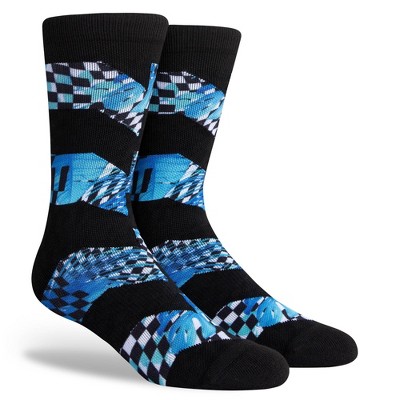 Men's Striped STANCE Island Up Crew Socks - L