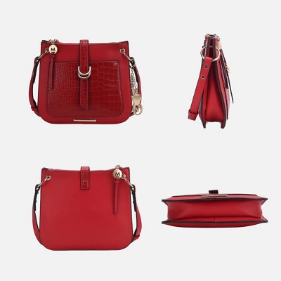 MKF Collection Kiltienne Crossbody Bag Everyday accessory Vegan leather by Mia K - Rose — фото 4