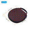 Unique Bargains PU Leather Portable Grid Tote Dividers CD Case Holder 2 Pcs - 2 of 4