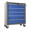 Gulches 5-Drawer Rolling Tool Cart with 7 Storage Boxes, Lockable, Heavy-Duty Steel, Mobile Design - 4 of 4