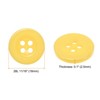 Unique Bargains Resin Craft DIY Round Flat 4-Hole Replacement Sewing Buttons 10 Pcs - 2 of 4