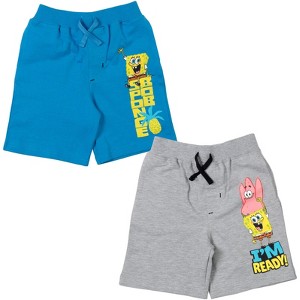 SpongeBob SquarePants French Terry 2 Pack Shorts - 1 of 4
