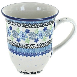 Blue Rose Polish Pottery 826 Ceramika Artystyczna Large Coffee Mug - 1 of 1