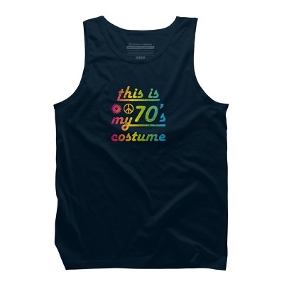 Men's Design By Humans This Is My 70s Costume Funny 70s Show Halloween 1970s Gifts 70s By dogsandhugs Tank Top