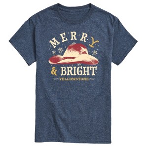 Men's - Yellowstone - Merry and Bright Short Sleeve Graphic T-Shirt - 1 of 4