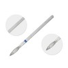 Unique Bargains Emery Nail Drill Bits Set for Acrylic Nails 3/32 Inch Nail Art Tools 44.2mm Length Blue 10 Pcs - 3 of 4