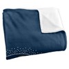 Kids' Harry Potter Hogwarts Full Moon Line Art Silky Touch Blanket White 36X58 - 3 of 4