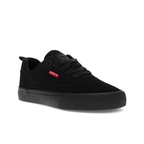 Levi's Kids Lance Perf Unisex Lowtop Sneaker Shoe, Black, Size 13 : Target