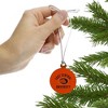 East Central University Tigers Logo Mini Small Tiny Wood Christmas Tree Holiday Ornament - 2 of 4