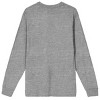 Kaguya-Sama Love Is War Ultra Romantic Sitting Characters Crew Neck Long Sleeve Gray Heather Unisex Adult Tee - 3 of 3