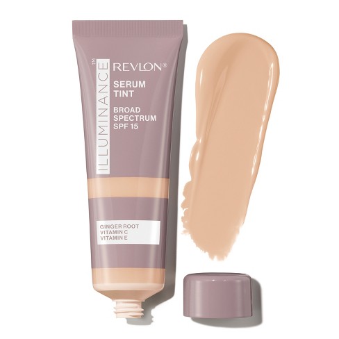 Revlon Illuminance Skin-Caring Liquid Foundation Makeup, Medium Coverage,  301 Cool Beige, 1 fl oz.