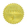 Hayes Publishing Gold Foil Embossed Seals, Seal of Success, 54 Per Pack, 3 Packs - 2 of 3