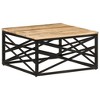 vidaXL Coffee Table End Table Sofa Table Living Room Furniture Solid Wood - 4 of 4
