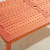 PAGED Contemporary Wood Outdoor Table Rectangle Patio Dining Table with Rot-resistant Build for Patio, Poolside, Courtyard - 3 of 4