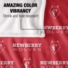 Newberry College Logo Pattern Silky Touch Blanket White 50x60 - 4 of 4