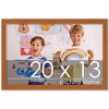 PosterPalooza | Slim Profile Brown Picture Frame - UV Acrylic, Backing Board, Hanging Hardware Included - 2 of 4