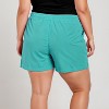 Calypsa Women's Plus Size Chlorine Resistant 4" Board Shorts - 2 of 4