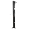 VisioGear 10.6 Gallons Outdoor Shower with 360 Rotating Rainfall, Handheld Shower Head, Outdoor Shower for Backyard Poolside, Black, 7.5"*7.8"*85.5" - 3 of 4
